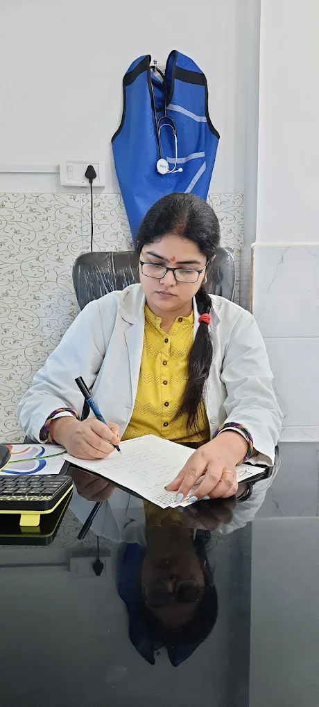 Dr. Rameshwari Pandey at work